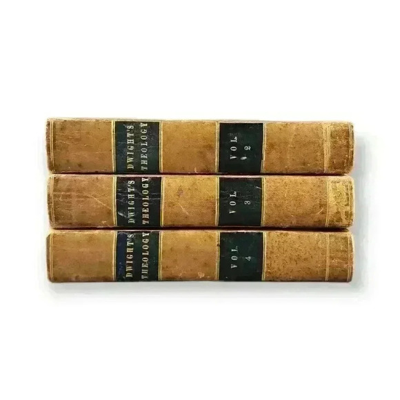Theology Explained & Defended Vols 2, 3 & 4 by Timothy Dwight Leather, 1839 Yale - Picture 1 of 12